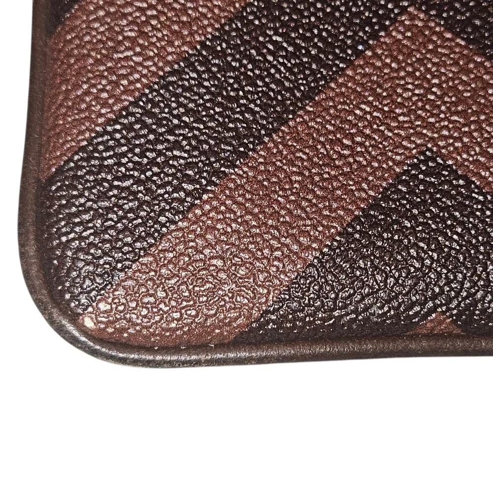 Dooney & Bourke Brown Chevron Wristlet - Picture 8 of 9